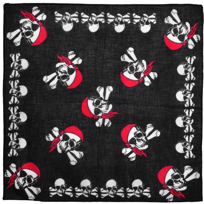 Big Pirate Skulls Bandana