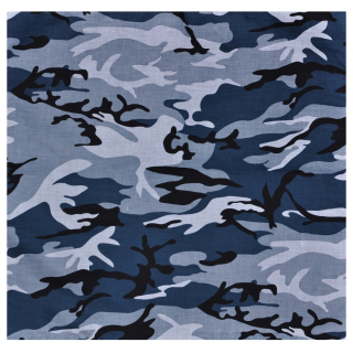 City Camouflage (Blue-Gray) Bandana