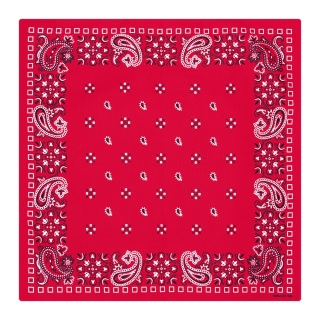Turkish Pattern on a Red Background Bandana