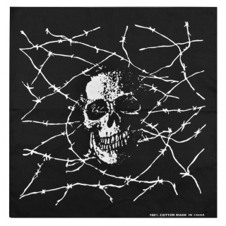 Skull (Barbed Wire) Bandana