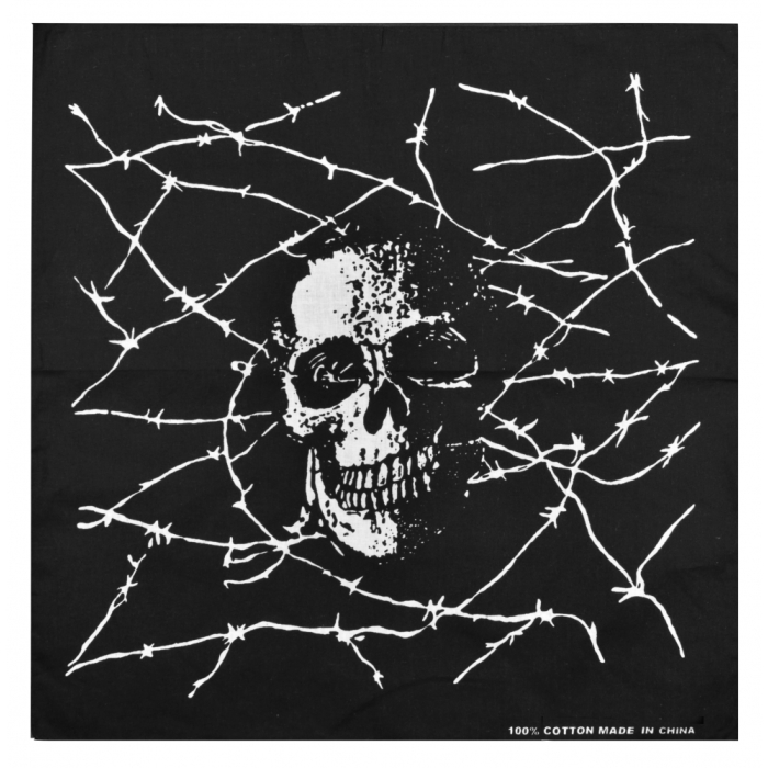 Skull (Barbed Wire) Bandana