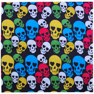 Colored Skulls Bandana