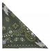 Turkish Pattern on Olive Color Background Bandana Turkish Pattern on Olive Color Background Bandana