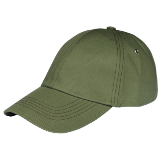 Plain Baseball Cap without Embroidery (Olive)