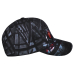 Full Print Black Metal Baseball Cap