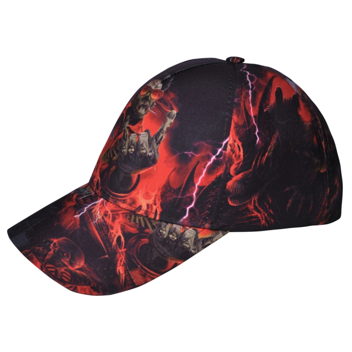 Full Print Rock Zombie Baseball Cap