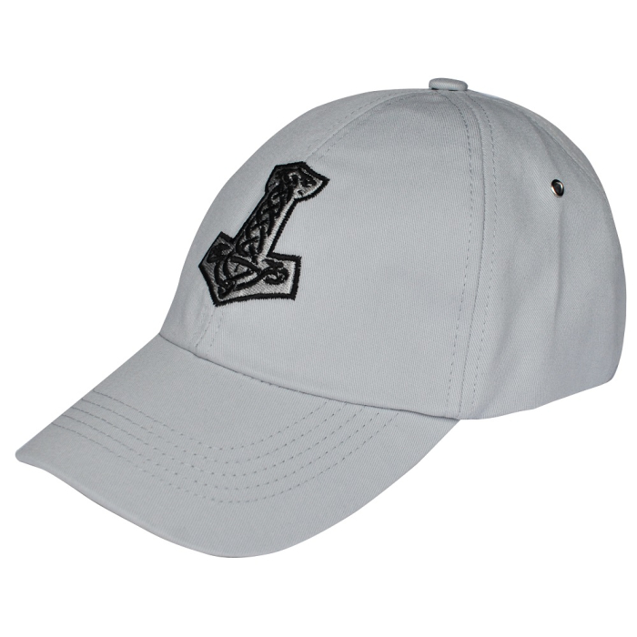 Thor's Hammer (Gray) Baseball Cap