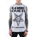 Game Over (Urbanist) White Long Sleeveless T-Shirt