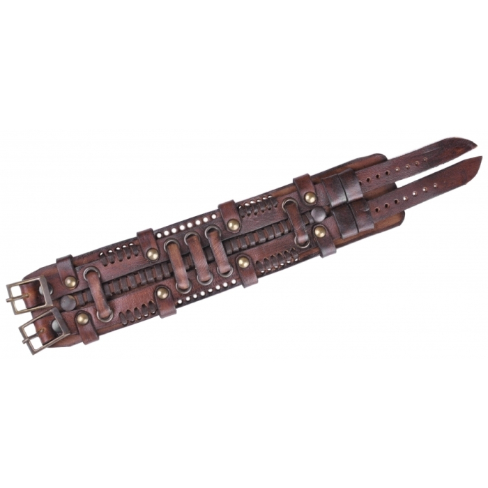 Steampunk (bsp-28) Brown Bracelet
