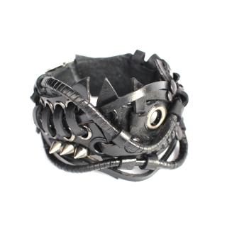 Steampunk (bsp-38) Black Bracelet
