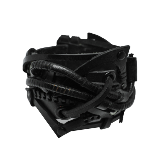 Steampunk (bsp-40) Black Bracelet