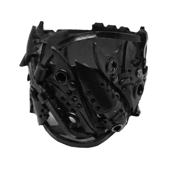 Steampunk (bsp-42) Black Bracelet