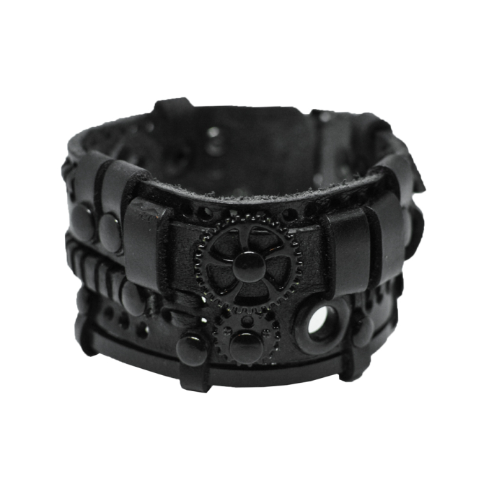 Steampunk (bsp-47) Black Bracelet