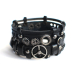 Steampunk (bsp-10) Black Bracelet