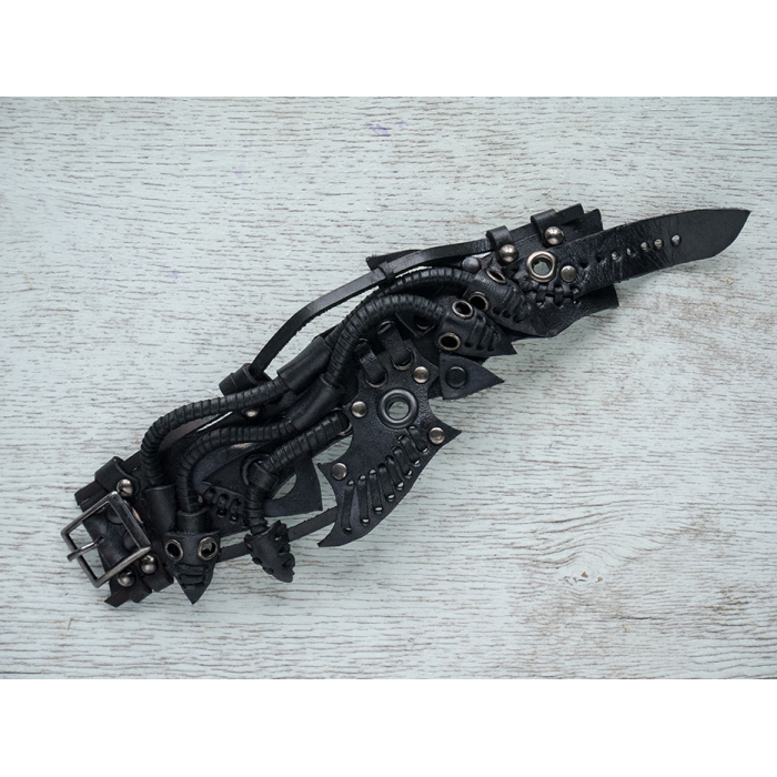 Steampunk (bsp-1) Black Bracelet