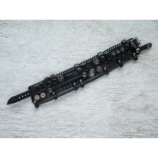 Steampunk (bsp-12) Black Bracelet