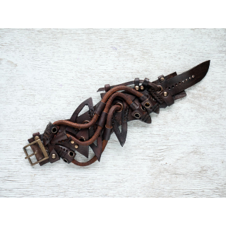 Steampunk (bsp-13) Brown Bracelet