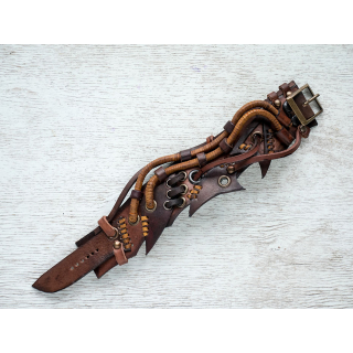 Steampunk (bsp-16) Brown Bracelet