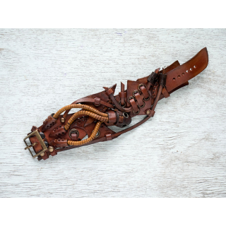 Steampunk (bsp-17) Brown Bracelet 