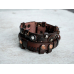 Steampunk (bsp-19) Brown Bracelet