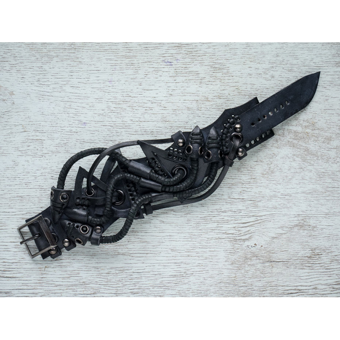 Steampunk (bsp-2) Black Bracelet