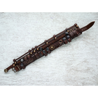 Steampunk (bsp-23) Brown Bracelet