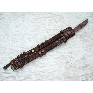 Steampunk (bsp-24) Brown Bracelet
