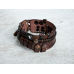 Steampunk (bsp-24) Brown Bracelet