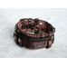 Steampunk (bsp-27) Brown Bracelet