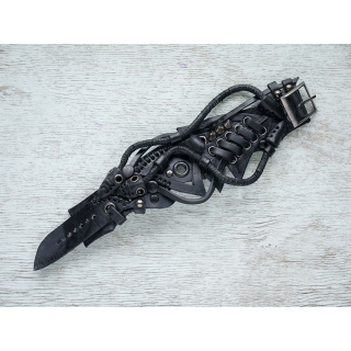 Steampunk (bsp-4) Black Bracelet