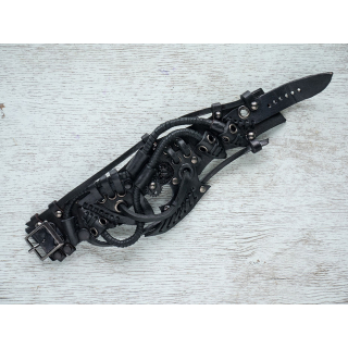 Steampunk (bsp-5) Black Bracelet