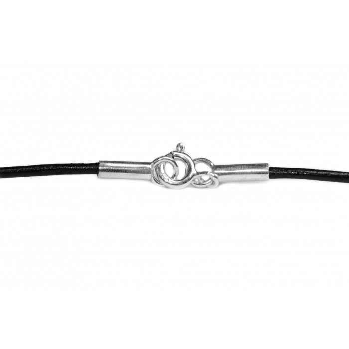 Leather (Lock 925 Silver) Necklace Cord