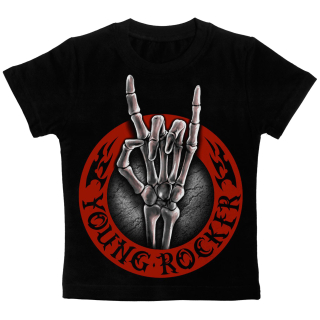 Young Rocker Black Children's T-Shirt 