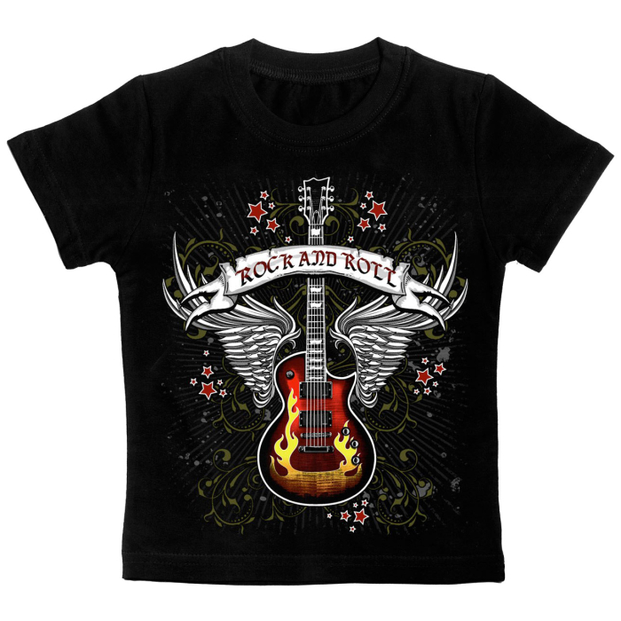 Rock'n'Roll Children's (Black) T-Shirt