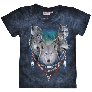 Wolves - Dream Catcher (Rock Eagle, Tie Dye) T-Shirt 