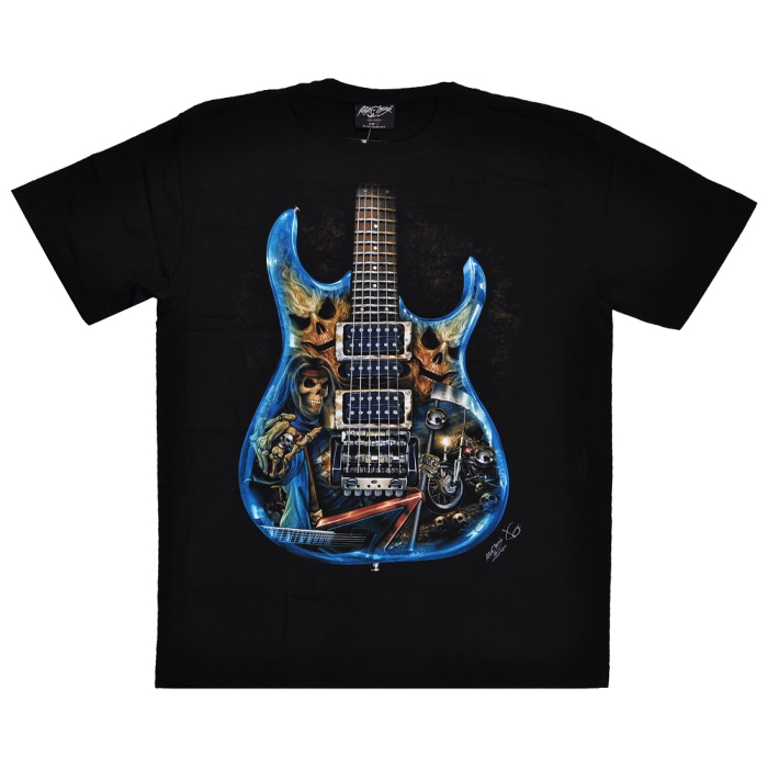 Painted Guitar (Glows in the Dark) T-Shirt