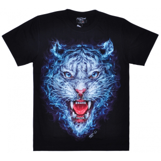 Blue Tiger (3D, Glowing in the Dark) T-Shirt