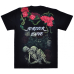 Skull with Rose - Forever Love (Glows in the Dark) T-Shirt
