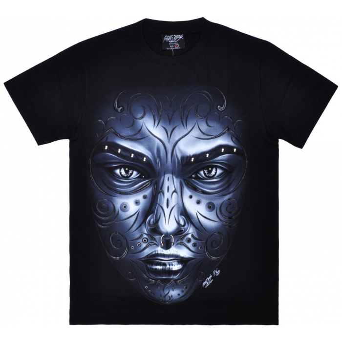 Tattoo Face (3D, Glow in the Dark) T-Shirt