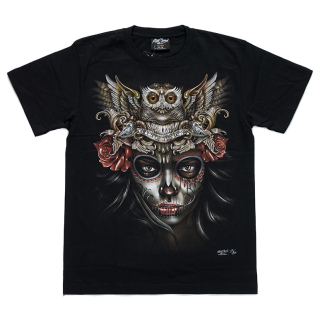 Queen of the Dead (Muerte, Owl) (Glows in the Dark) T-Shirt