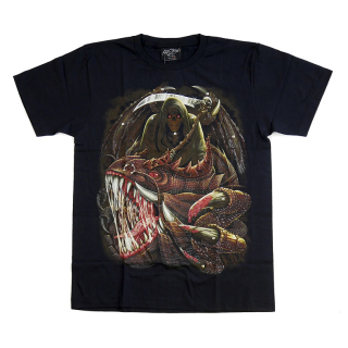 Death with a Dragon (3D, Glows in the Dark) T-Shirt