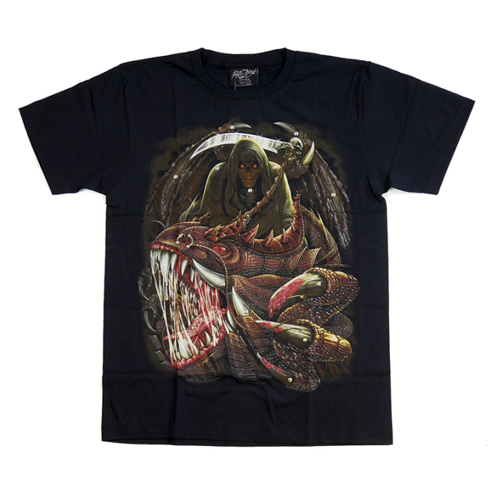 Death with a Dragon (3D, Glows in the Dark) T-Shirt