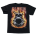 Skull-Guitar "Rock Never Dies" (3D, Glows in the Dark) T-Shirt