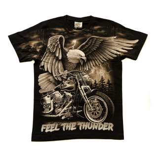 Eagle with a Motorcycle (Feel the Thunder) T-Shirt