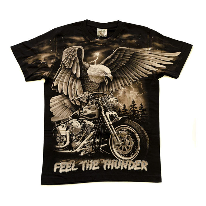 Eagle with a Motorcycle (Feel the Thunder) T-Shirt