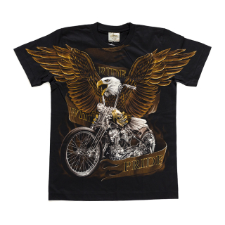 Eagle with a Motorcycle (Ride Pride) T-Shirt