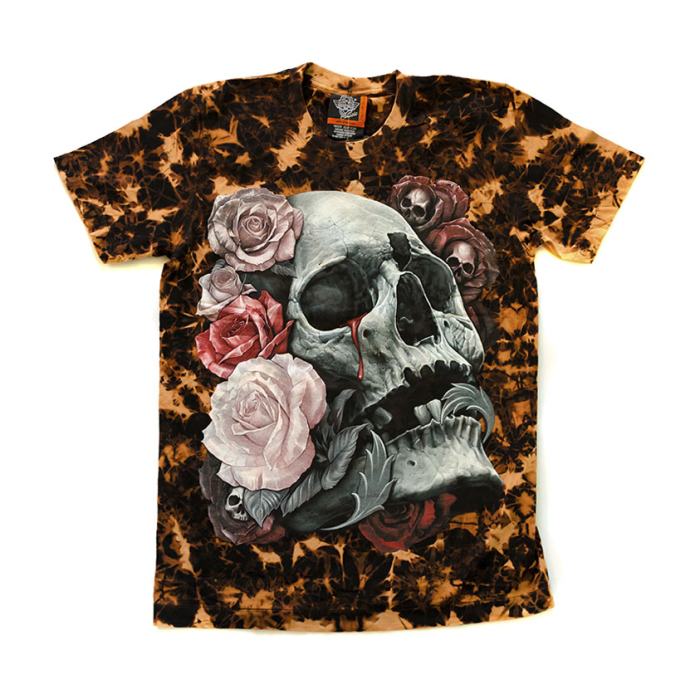 Skull with Roses T-Shirt
