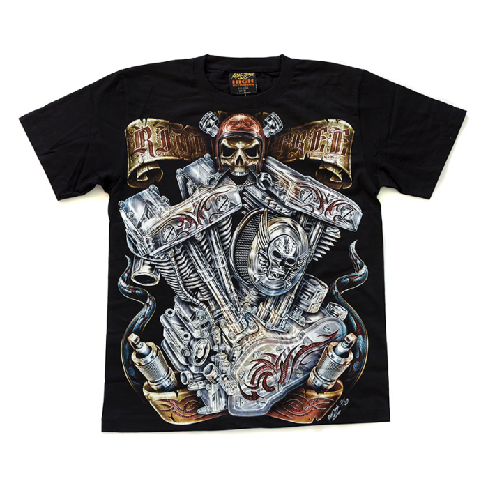 Ride Free (Motor) Glows in the Dark T-Shirt