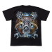 Skeleton on a Motorcycle with a Bull's Skull (Glows in the Dark) T-Shirt