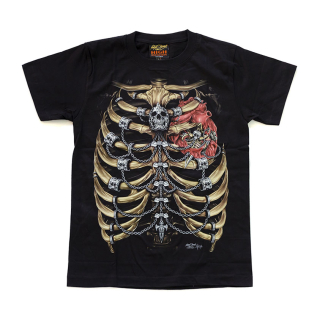 Skeleton (Ribs) Glows in the Dark T-Shirt